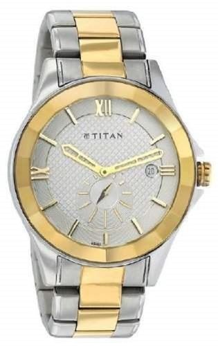 Titan Regalia Opulent Quartz Analog with Day and Date Watch for Men With  Yellow Colour Metal Strap | TITAN WORLD | Connaught Place | New Delhi