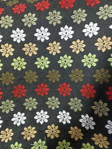 Multi Color 100 Gsm Multicolor Flower Printed Jacquard Cotton Fabric For Garments Use