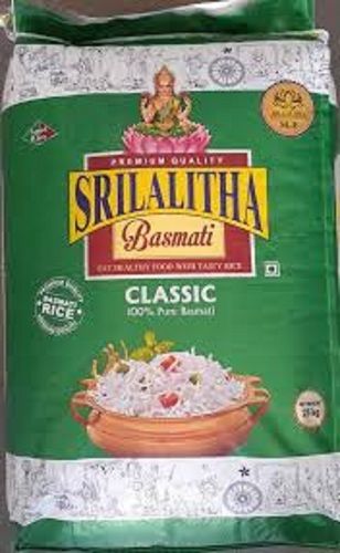  खाना पकाने के लिए 100 प्रतिशत प्राकृतिक और स्वस्थ लंबे दाने वाला सफेद श्रीललिता बासमती चावल