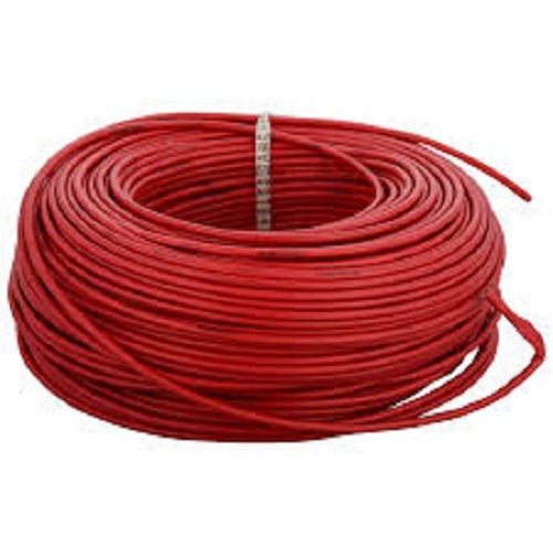 90 M, Durable Single Core Flexible Electric Red Copper Pvc Wire And Cable For Domestic And Commercial