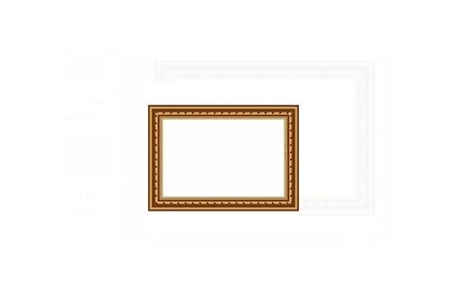  घर की सजावट के लिए क्लासिक डिजाइन के साथ भूरे रंग का लकड़ी का फोटो फ्रेम 