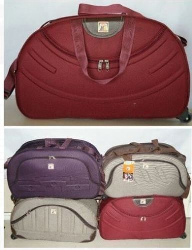 Maroon Color Travel Bag With Waterproof And Polyester Materials, Size 60-70 Cm