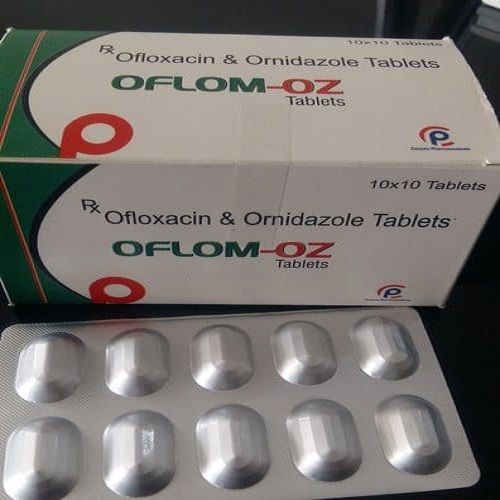 Ofloxacin And Ornidazole Tablets For Treats Just Bacterial Contaminations (10X10 Tablets) Allopathic