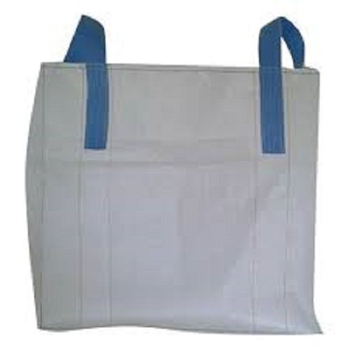 Highly Durable Reusable Eco Friendly White And Blue Flexiloops Woven Carry Bags With Ultralite