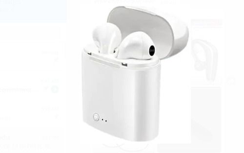 White Color Earbuds For Calling And Music With Plastic Material And Light Weight Design: Bar