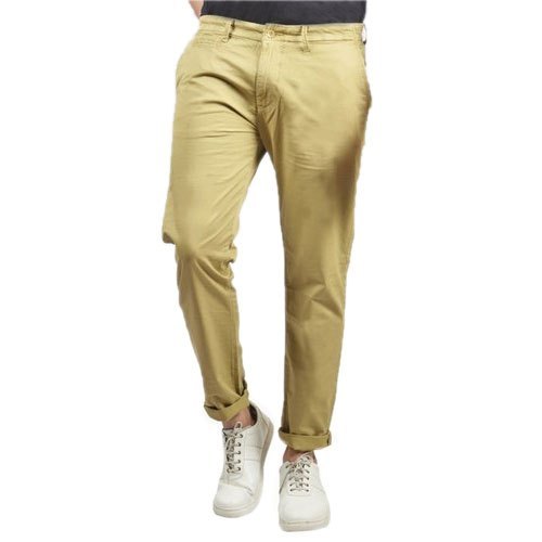 Anti Pilling Sandal Color Mens Formal Pants With Breathable Soft