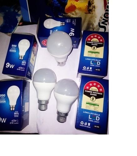  High Efficiency Low Power Consumption Led Bulbs, With Cool Day Light, Long Lasting Body Material: Ceramic