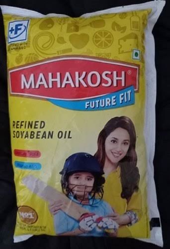 100% Vegetarian Pure Natural Rich Taste Mahakosh Future Fit Refined Soyabean Oil
