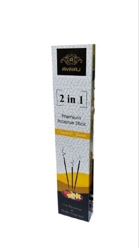 2 In 1 Bamboo Sandalwood And Jasmine Premium Incense Stick For Pooja