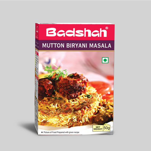 Badshah Natural And Fresh Raw Mutton Biryani Masala For Cooking Pack Of 50 Gram
