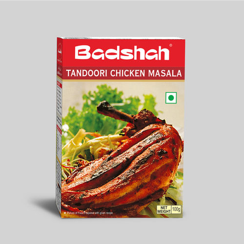 Badshah Natural And Fresh Raw Tandoori Chicken Masala, Pack Of 100 Gram Grade: Food Garde