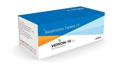 Betahistine Tablets I.P, 10x10 Tablet Pack