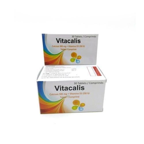 Calcium 500 Mg Vitamin D3 250 Iu Tablet Coprime, 30 Tablet Pack