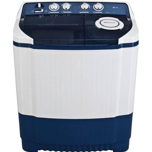 White And Blue Capacity 7Kg Top Loading Semi Automatic Washing Machine Led Digital Display