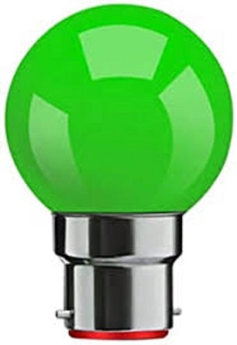 हरा रंग और गोल आकार का 0.5 वाट का बल्ब इनडोर उपयोग के लिए Ip रेटिंग: Ip40