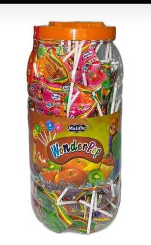 Sweet Lollipop Fruit Flavored Lollipop For Kids, 140 Pieces Pack Fat Contains (%): 2 Percentage ( % )