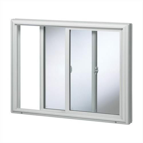 Weather Resistance Ruggedly Constructed Silver Aluminium Frame Sliding Window For Residential Purpose