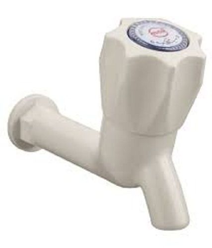 Long Lasting White Color Plastic Water Tap With Good Quality, Efficient Water Flow