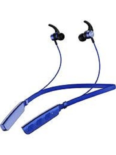  Plastic And Rubber Blue Color Bluetooth Headset With Best Quality Sound