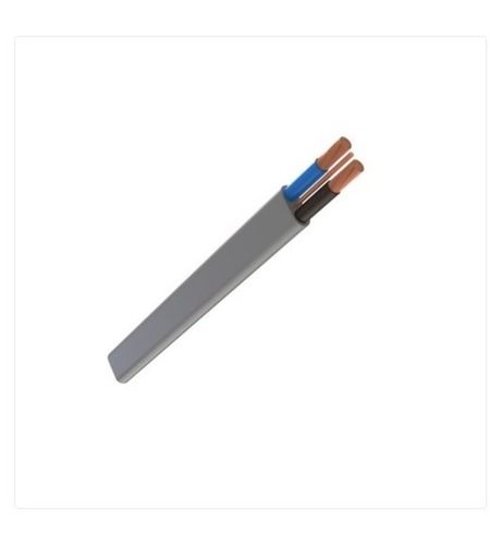 Standard Quality Grey Color Wire Copper Material 3 Core Pvc Flat Submersible Cable Application: Industrial