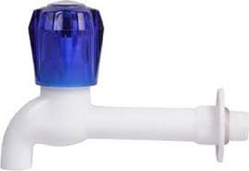 Pvc  White And Blue Color Plastic Water Tap With Good Quality, Efficient Water Flow. Long Lasting Quality