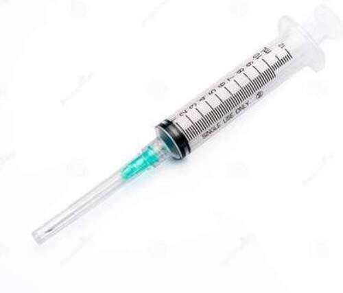 10 Ml White Color Plastic Material Slip-Tip Disposable Syringes With Needles Used For Hospitals