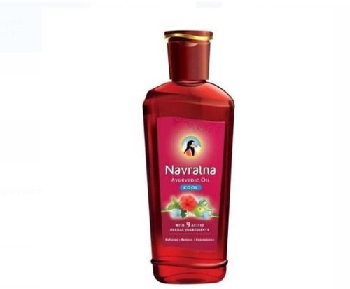 300 Ml Navratna Ayurvedic Hair Oil With 9 Herbal Ingredients For Relieves Headache