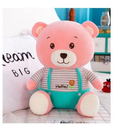 35cm Multicolor Cotton Stuffed Super Soft Bear Single Toys For Gifting Purpose