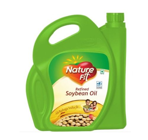 5 Liter Nature Fit Refined Soyabean Oil With High Nutritious Values Healthy And Rich With Vitamins  Application: Cooking