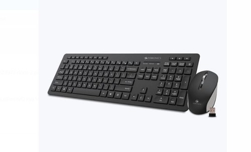 Black Color Zebronics वायरलेस कीबोर्ड और माउस कॉम्बो, इंटरफ़ेस Bluetooth