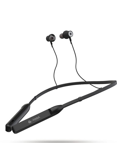 Bluetooth - Plastic Material 2 Inch Screen Size Black Color Bluetooth Version 7.7 | Integrated Controls 8 Hours Playback Lightweight Design Magnetic Eartips