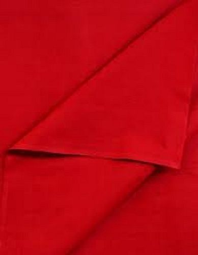 Breathable High Grade Lightweight Tear Resistance Soft Plain Cotton Red Fabric  Density: 1 Kilogram Per Cubic Meter (Kg/M3)