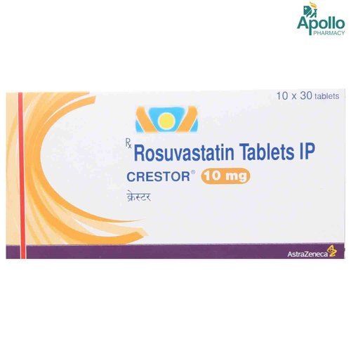 Crestor 10 Mg Rosuvastatin Tablets Pharmaceutical Medicine, 10 X 30 Tab. General Medicines