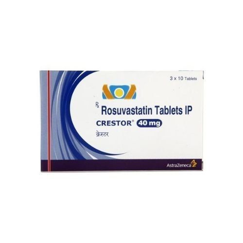 Crestor 40 Rosuvastatin Tablet IP Pharmaceutical Medicine, 3 x 10 Tab.