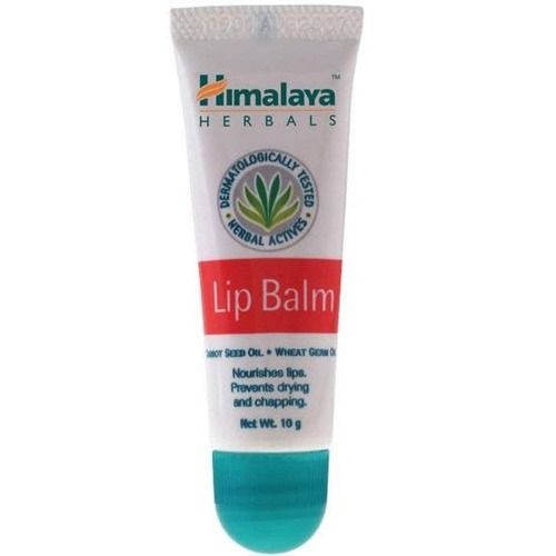 Himalaya Herbal Lip Balm With Carrot Seed Oil And Wheat Grow Oil For Nourished Lips, 10G Pack