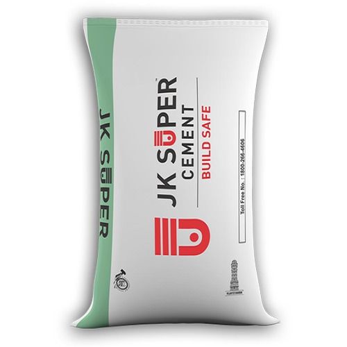 Long Lasting Solid Superior Strength And Finish Jk Super Grey Cement, 50 Kg