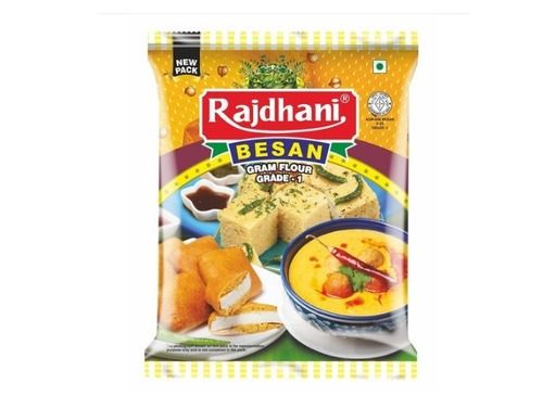 Natural Yellow Color Rajdhani Besan Flour Made From Gram