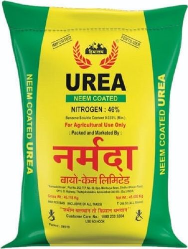कोई साइड इफेक्ट नहीं कृषि उपयोग के लिए जैविक नर्मदा नीम लेपित यूरिया लगाना आसान है