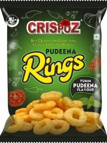 Ready to Eat Delicious Salthy Rich Natural Taste Crispoz Pudeena Rings