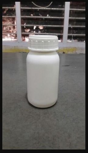 Round Shape And White Color Plastic Bottle For Pharmaceutical Uses Size: Various Sizes Are Available