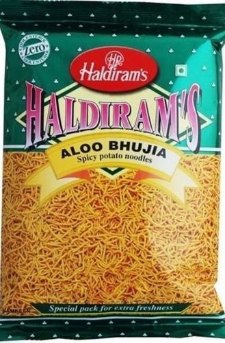 Spicy And Salty Indian Snacks Delicious Haldirams Aloo Bhujia Namkeen