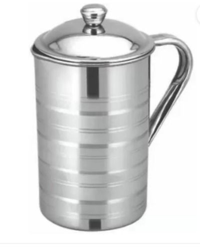 100 Percent Strong And Good Quality Water Jug In Silver Color 8 Inch 2 Litre 