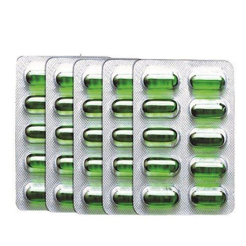 400Mg Green Natural Vitamin E Capsules For Treating Lack Of Vitamin E (10X10 Capsules) Cool And Dry