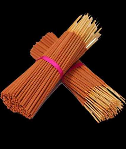 Agarbatti Raw Incense Stick For Worship, Light Brown Color And Low Smoke Burning Time: 2-5 Minutes