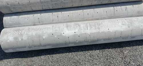 Grey Color Round Shape With Hole Cement Pipe For Industrial Uses Strong And Durable