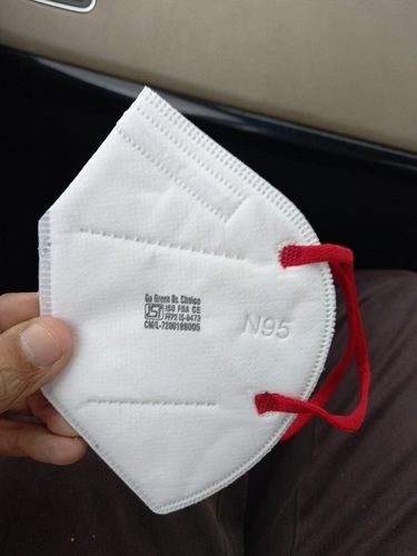 N95 Anti Pollution And Anti Bacterial Eco Friendly Disposable White Face Mask Gender: Unisex