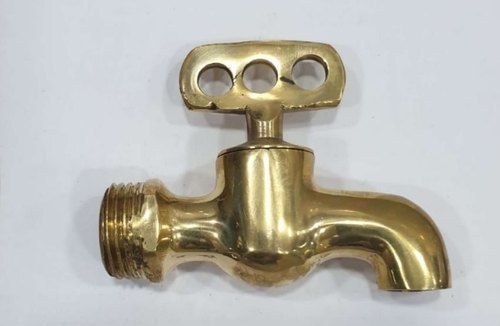 Wall Mounted Generic Plated Golden Brass Water Tap For Bathroom And Kitchen