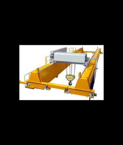 Double Girder Crane For Construction Sites, Mild Steel Metal And Yellow Color Lifting Capacity: 5 Tonne