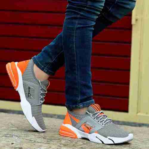 Mens Sports Shoes With Laces Up(6-10 Inches Size) Insole Material: Eva