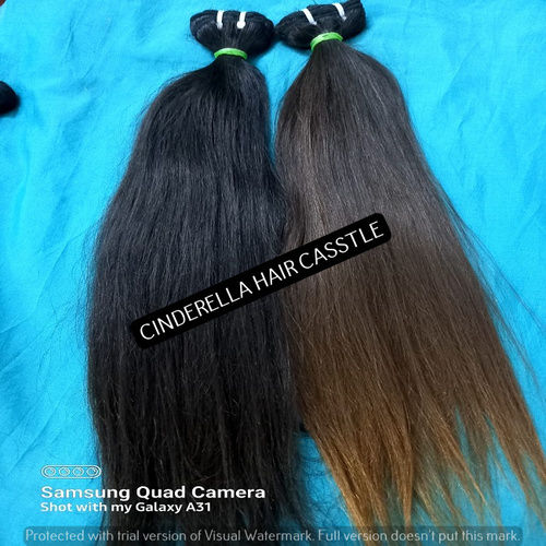 Unprocessed 100% Natural Straight Indian Human Hair Application: Profesional